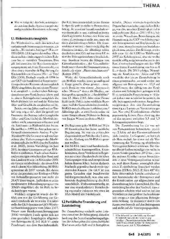 Vorschauseite 2: Steuerungsaufgaben der gesetzlichen Krankenversicherung: Eine Bestandsaufnahme