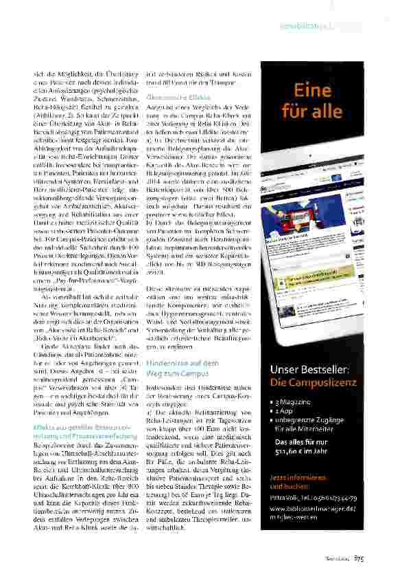 Vorschauseite 4: Campus-Konzept Kirchhoff-KlinikGanzheitlich und individuell