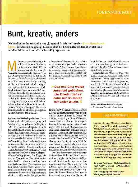 Vorschauseite 1: Bunt, kreativ, anders