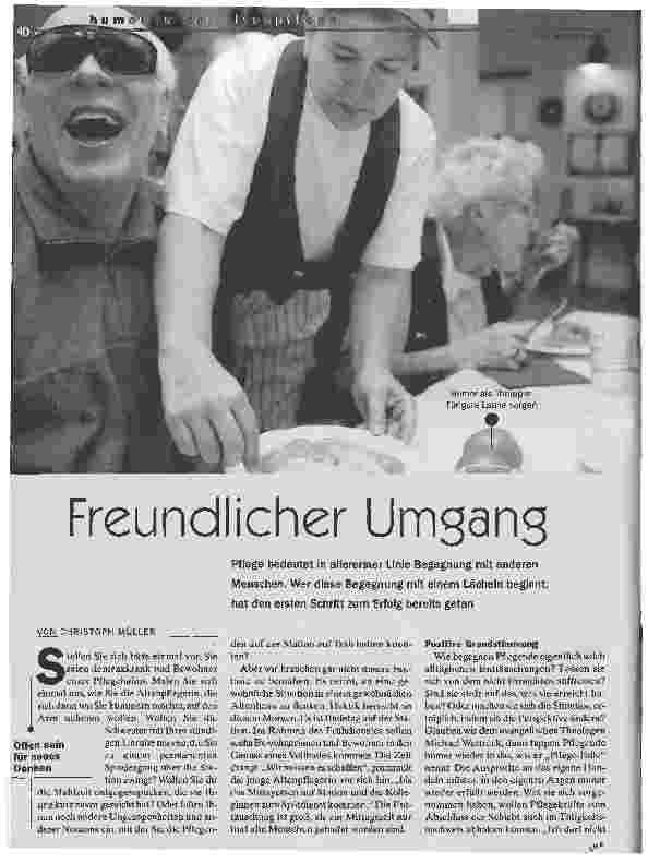 Vorschauseite 1: Freundlicher Umgang