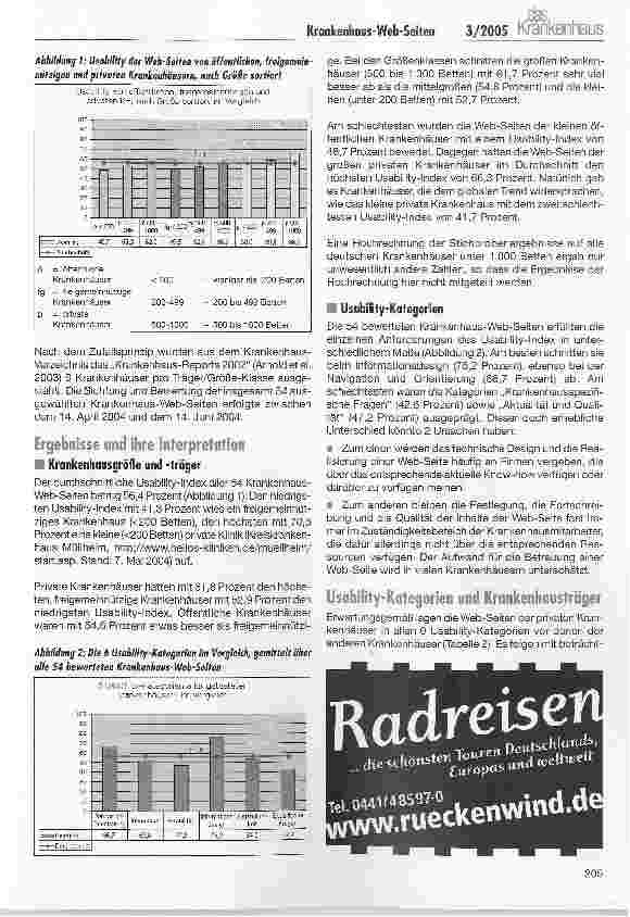 Vorschauseite 3: Evaluation von Krankenhaus-Web-SeitenEntwicklung eines Katalogs von Qualitätskriterien