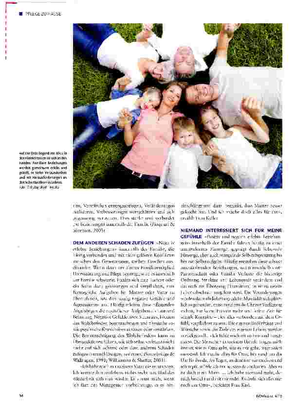 Vorschauseite 2: In der Familie alt werden - mit der Familie altern