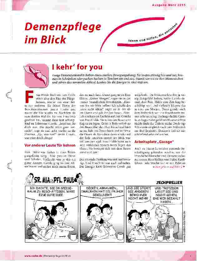 Vorschauseite 1: I kehr foryou
