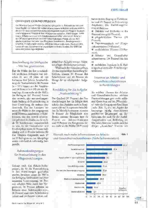 Vorschauseite 2: ARBEITS-UND GESUNDHEITS-SCHUTZ AM PRAXISLERNORT