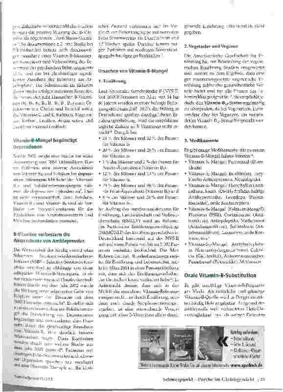 Vorschauseite 2: Futter für die Psyche