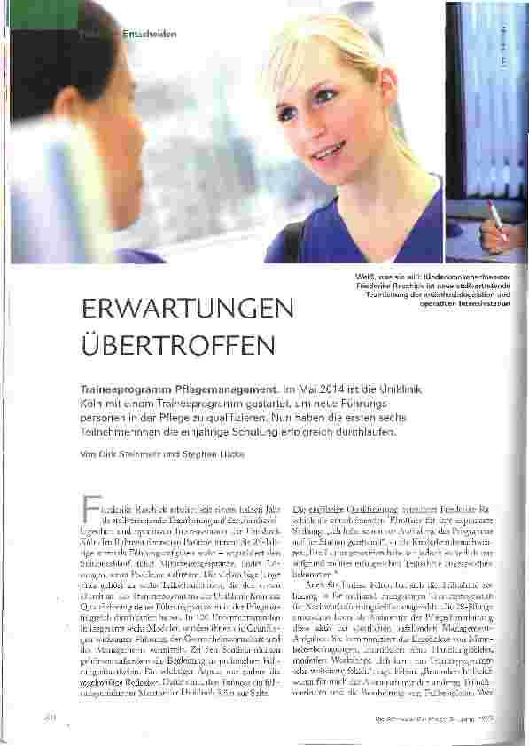 Vorschauseite 1: ERWARTUNGEN ÜBERTROFFEN