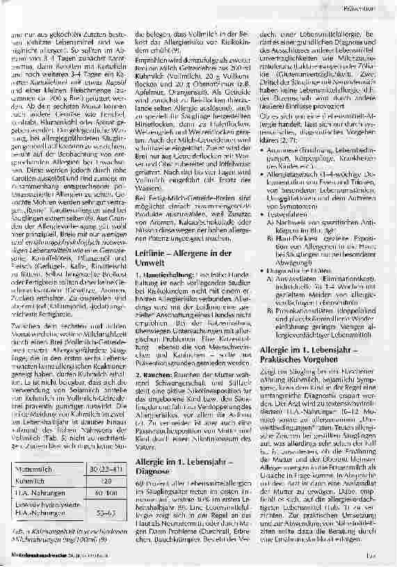 Vorschauseite 4: Allergien im ersten Lebensjahr