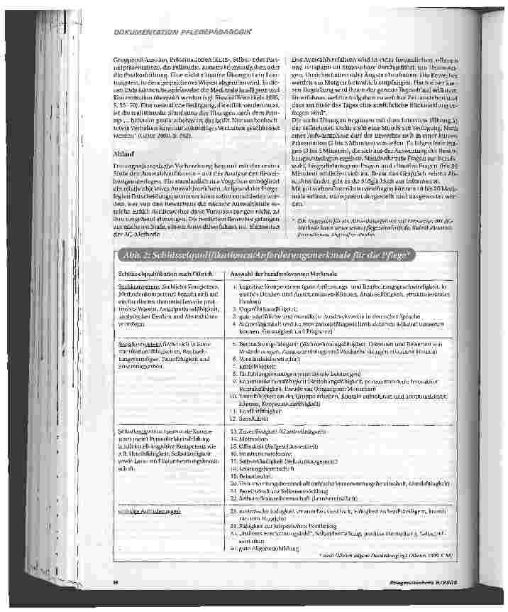 Vorschauseite 6: ASSESSMENT CENTER - EINE GEEIGNETE METHODE ZUR BEWERBE RAUS WAHL AN KRANKENPFLEGESCHULEN?