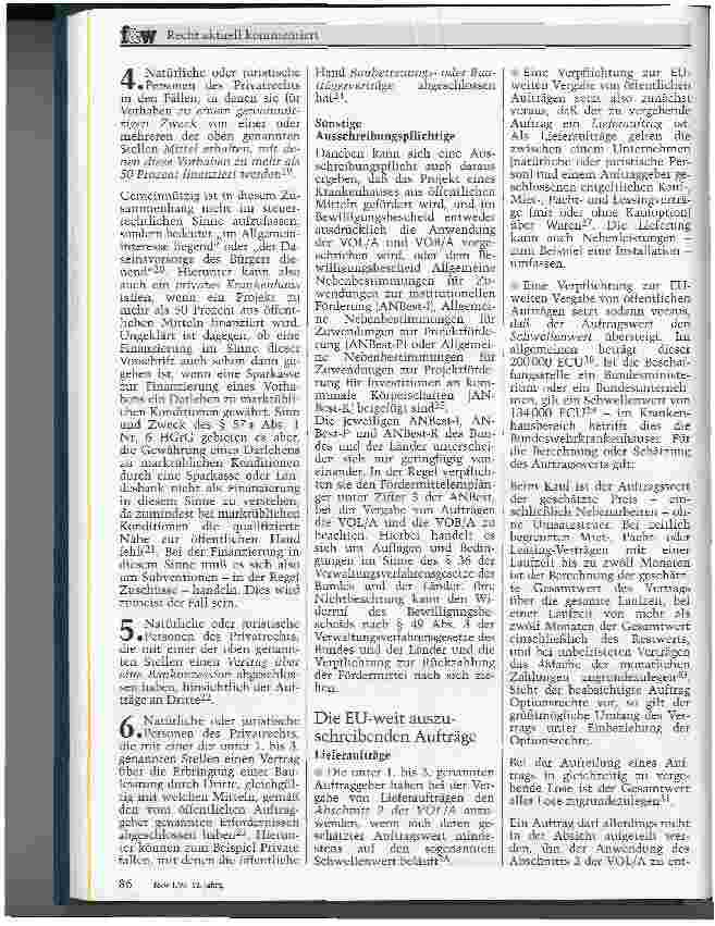 Vorschauseite 2: EU-weite Ausschreibung und Vergabe nach VOL/A und VOB/A im Krankenhaus