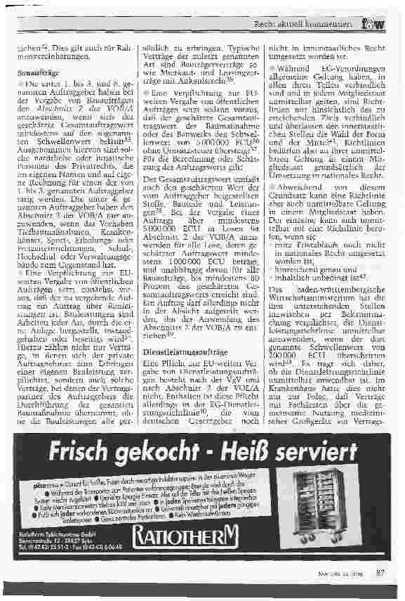 Vorschauseite 3: EU-weite Ausschreibung und Vergabe nach VOL/A und VOB/A im Krankenhaus