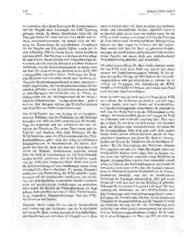 Vorschauseite 2: Deutscher Preis für Qualität im Gesundheitswesen 2005 für die KTQ