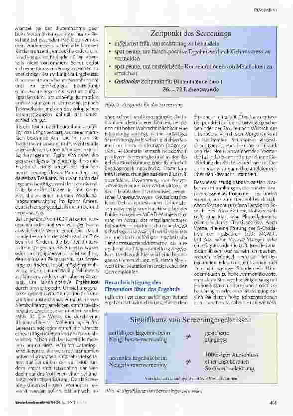 Vorschauseite 2: Screening positiv: was ist zu tun?