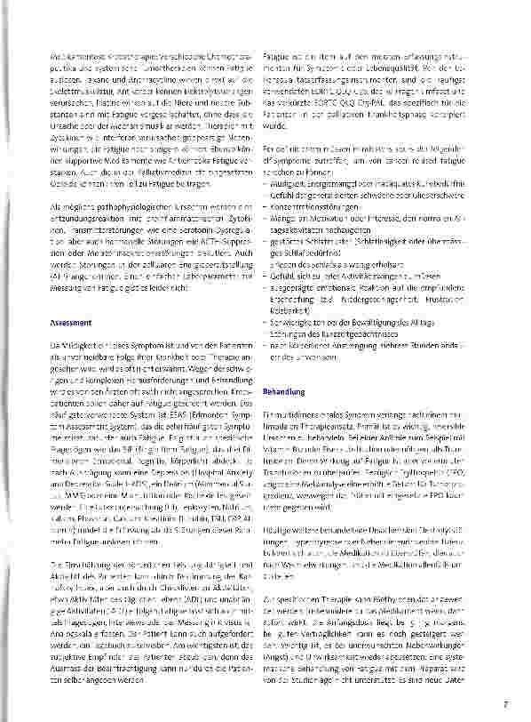 Vorschauseite 2: Fatigue - eine multidimensionale Herausforderung