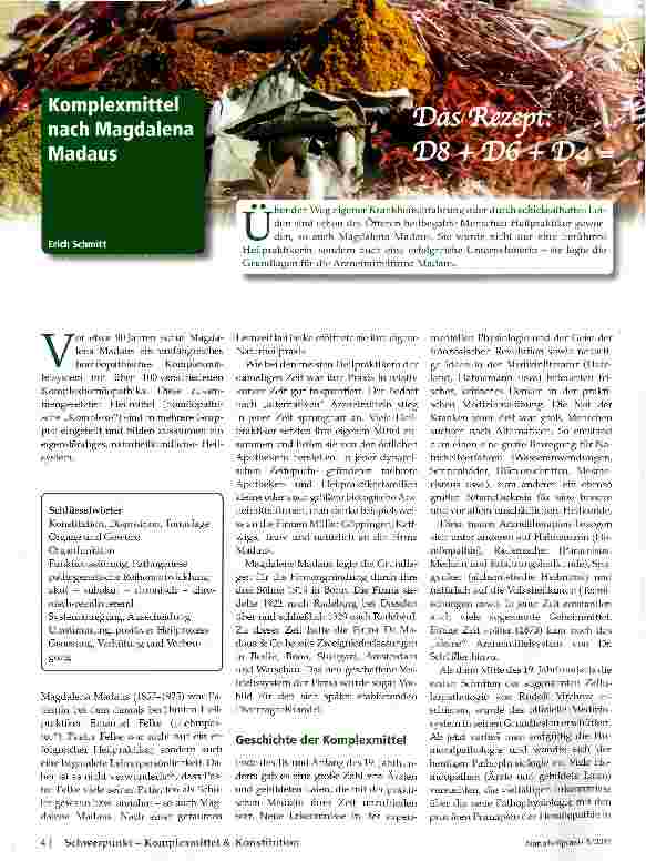 Vorschauseite 1: Komplexmittel nach Magdalena Madaus