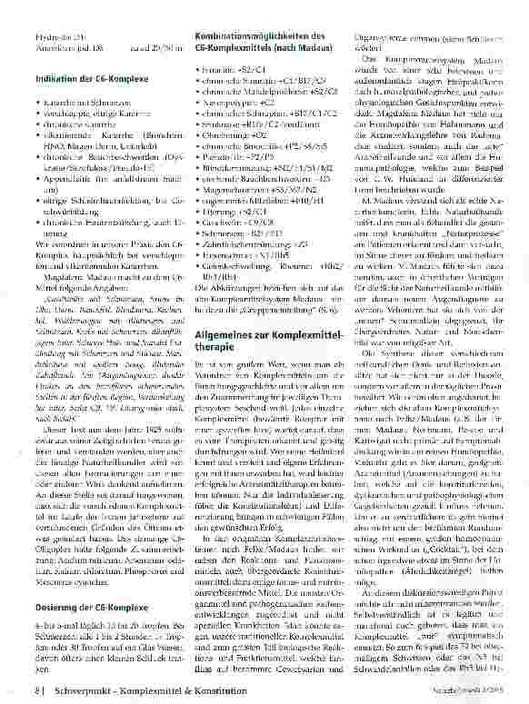 Vorschauseite 4: Komplexmittel nach Magdalena Madaus