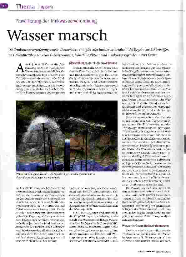 Vorschauseite 1: Wasser marsch