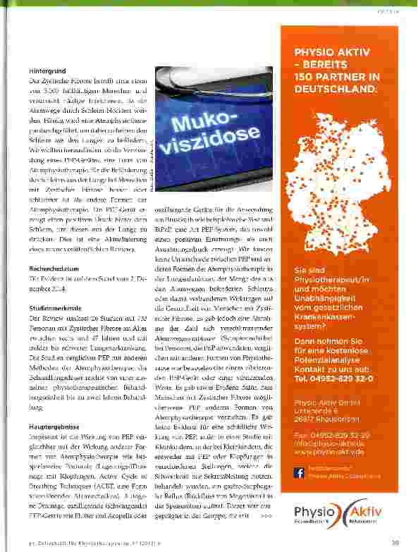 Vorschauseite 2: Cochrane-Update 8 2015