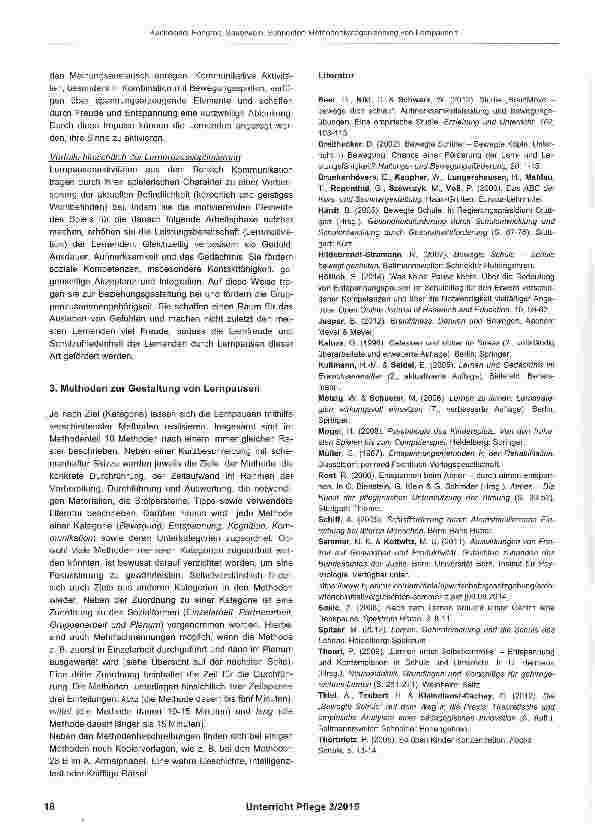Vorschauseite 4: Methodenkategorisierung von Lernpausen
