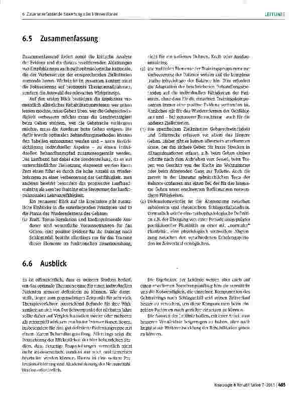 Vorschauseite 5: Zusammenfassende Bewertung aller Interventionen