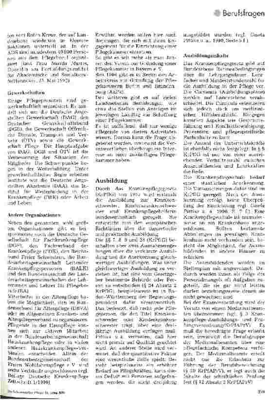 Vorschauseite 2: Die Pflegekammer - Sinn, Zweck und Aufgaben