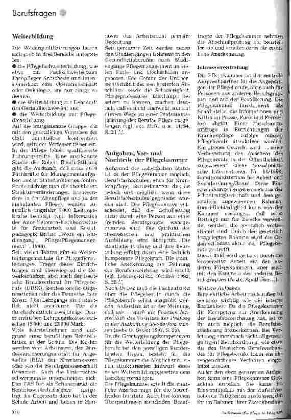 Vorschauseite 3: Die Pflegekammer - Sinn, Zweck und Aufgaben