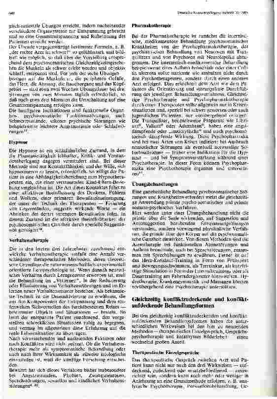 Vorschauseite 5: Behandlung psychosomatischer Krankheiten