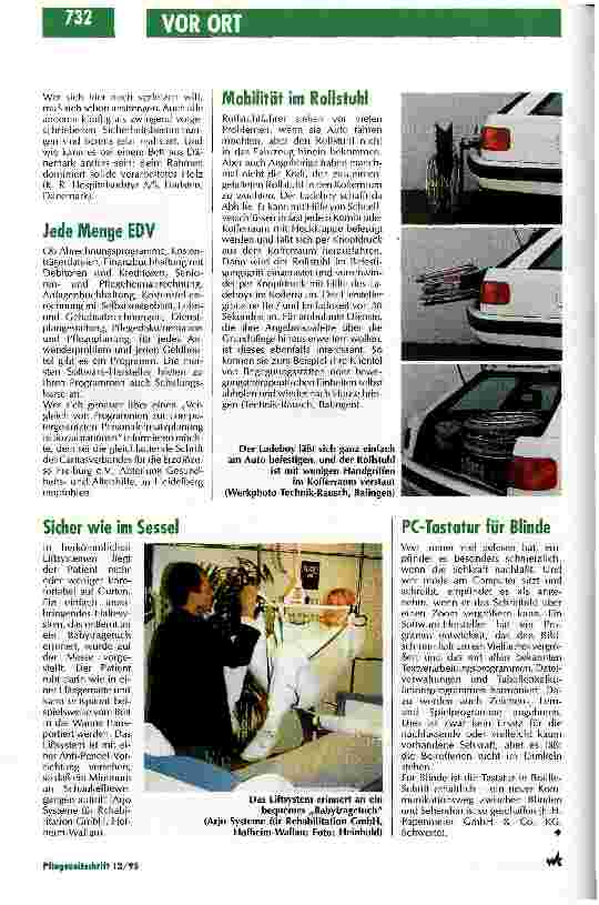 Vorschauseite 3: Neues und Vertrautes von A bis Z Messerundgang Älter werden