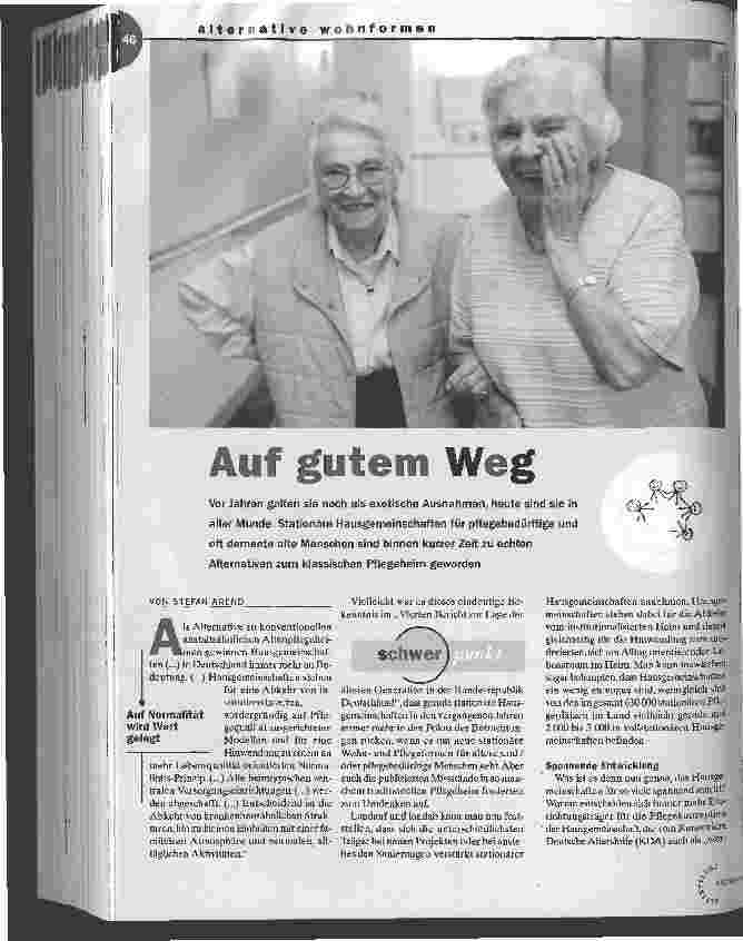 Vorschauseite 1: Auf gutem Weg