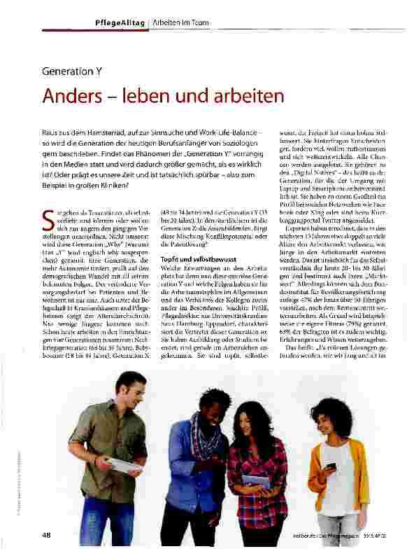 Vorschauseite 1: Anders - leben und arbeiten