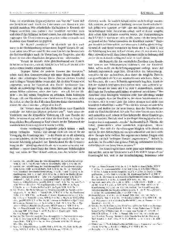Vorschauseite 3: Leistungsbeschränkung nach § 52 SGB V