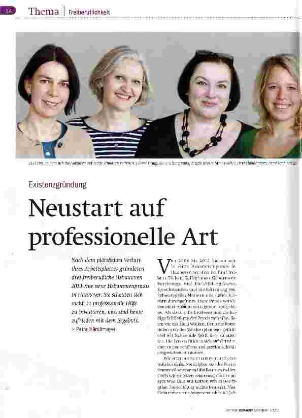 Vorschauseite 1: Neustart auf professionelle Art