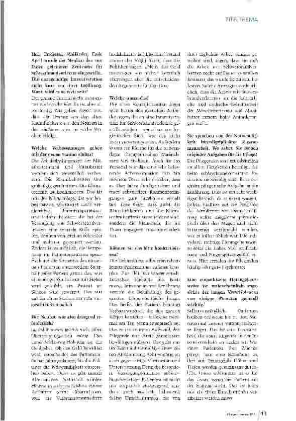 Vorschauseite 2: Wettlauf mit der Zeit