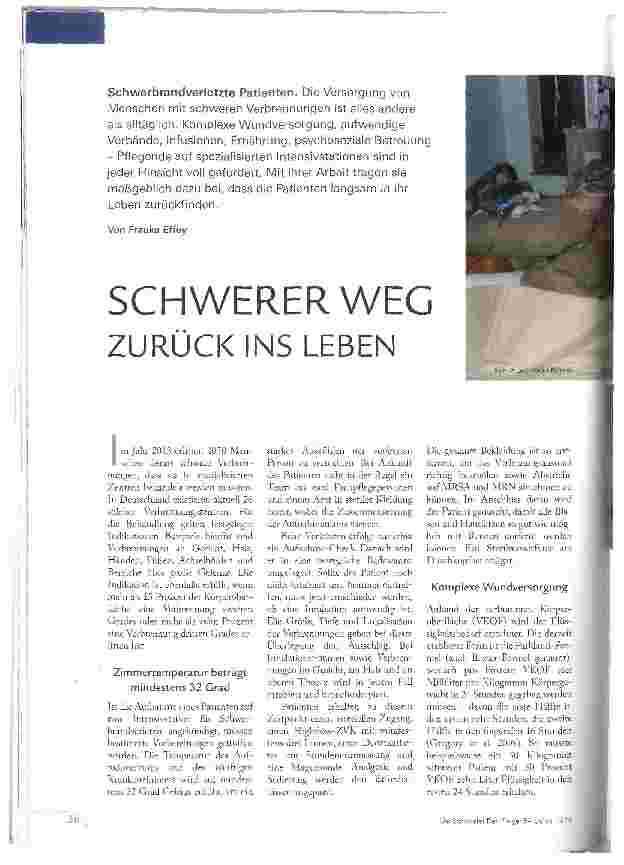 Vorschauseite 1: SCHWERER WEG ZURÜCK INS LEBEN