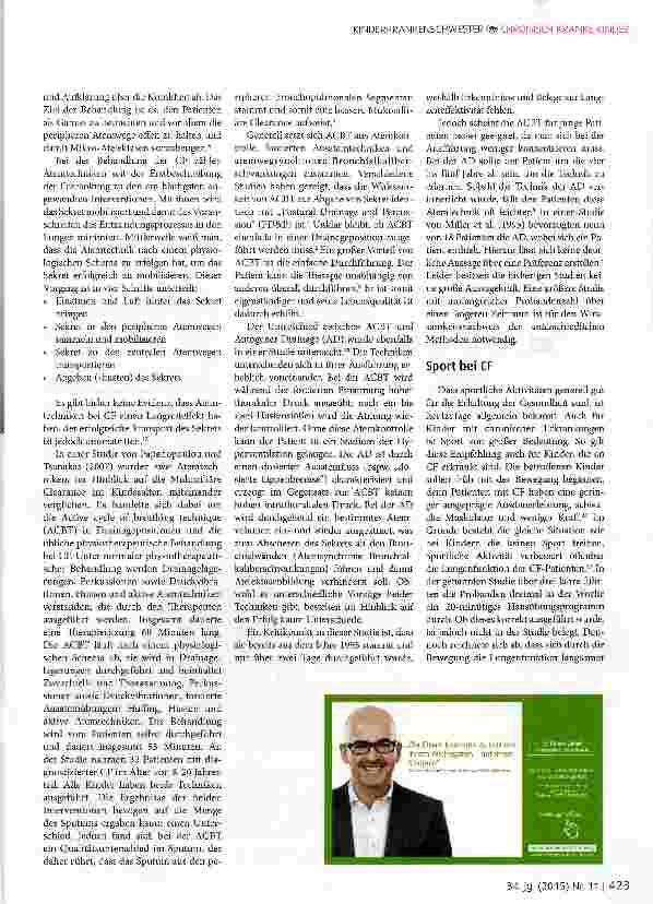 Vorschauseite 2: Atemtherapeutische Maßnahmen bei Mukoviszidose im Kindesalter