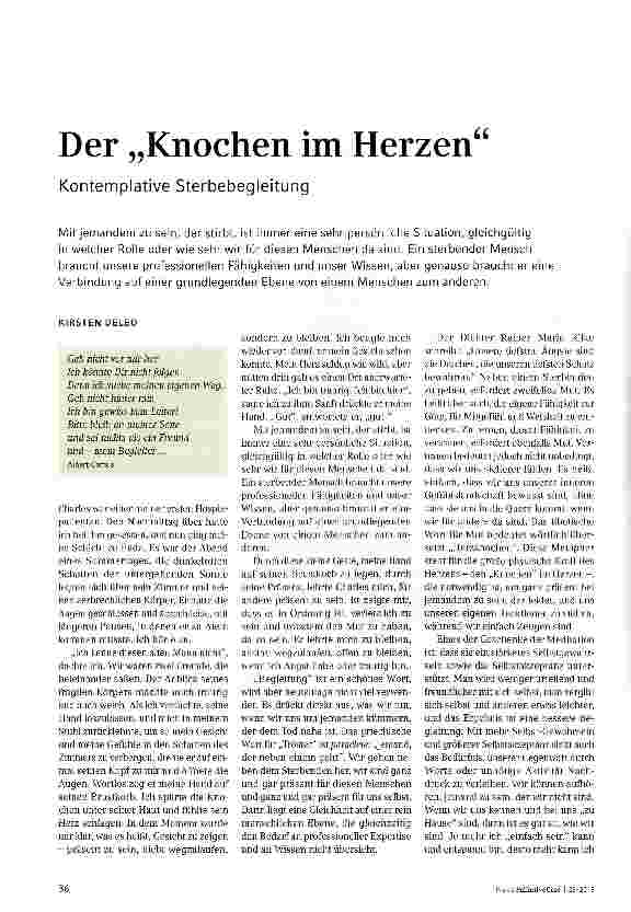 Vorschauseite 1: Der „Knochen im Herzen