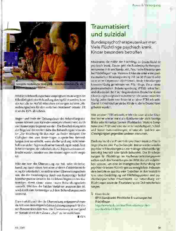 Vorschauseite 2: Medizinische Versorgung von Asylbewerbern