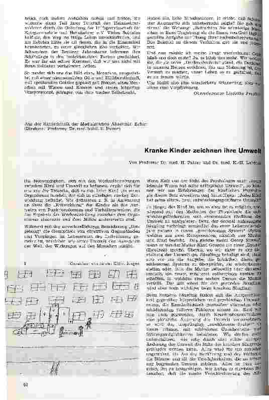Vorschauseite 1: Kranke Kinder zeichnen ihre Umwelt