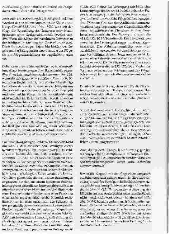 Vorschauseite 3: Kein Anspruch einer potenziellen Bewerberin auf Anerkennung als Pflegedienstleitung in einem Pflegebetrieb