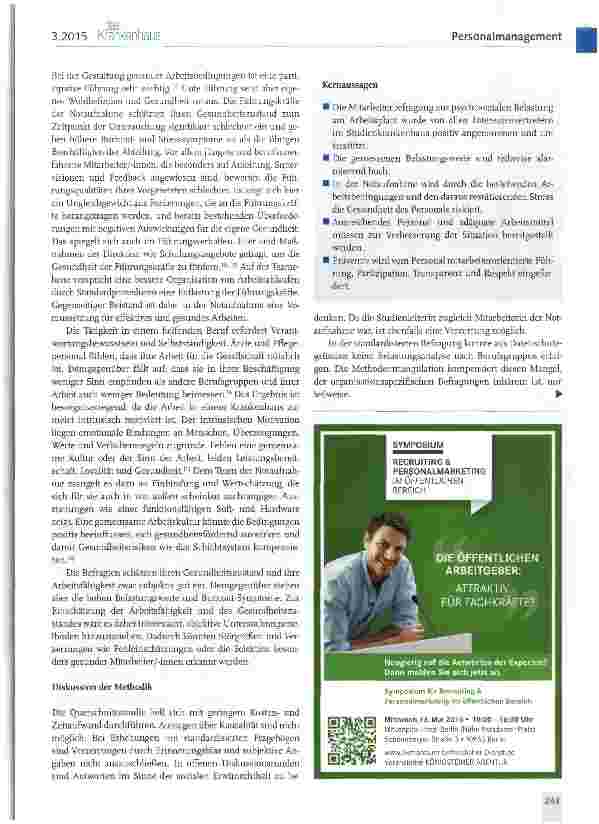 Vorschauseite 4: Frühindikatoren für psychosoziale Belastungen am Arbeitsplatz