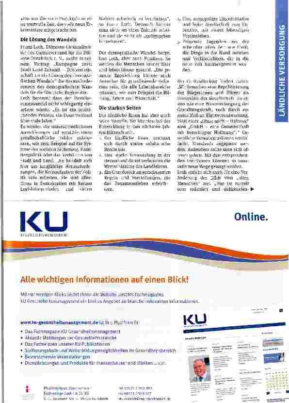 Vorschauseite 3: Der ländliche Raum als Labor
