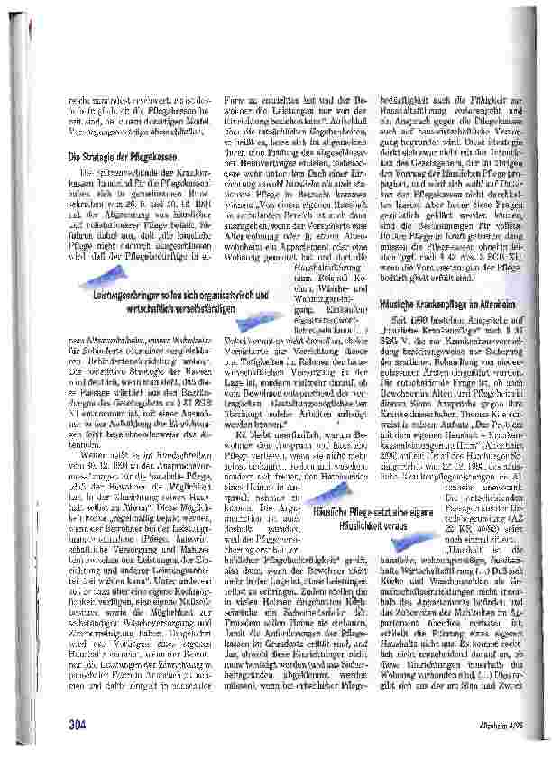 Vorschauseite 3: Altenheime vor der Zerreißprobe