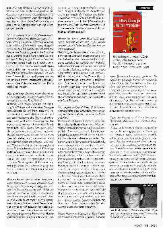 Vorschauseite 2: Humor verändert den Pflegealltag
