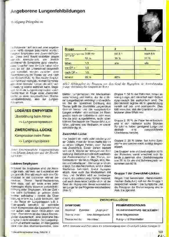 Vorschauseite 1: Angeborene Lungenfehlbildungen