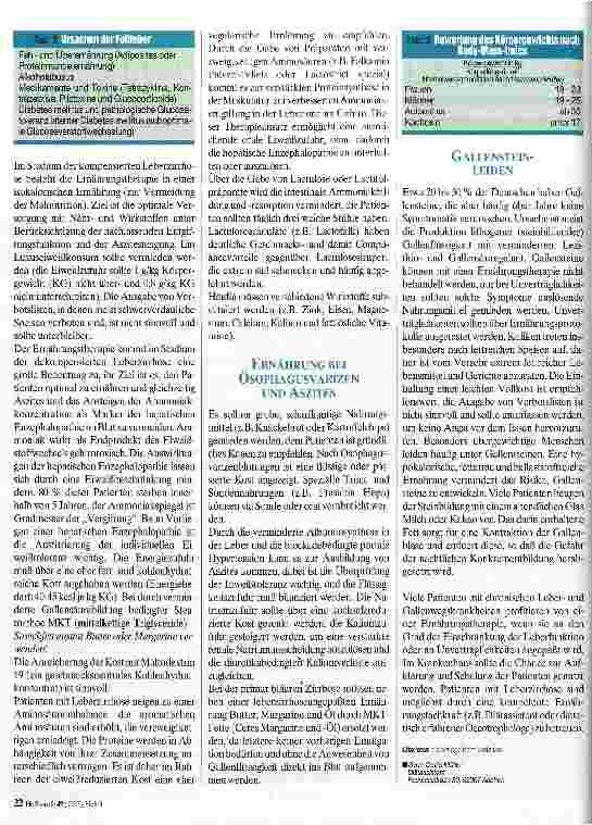 Vorschauseite 2: Diätetische Therapie bei Leber-und Gallenwegserkrankung