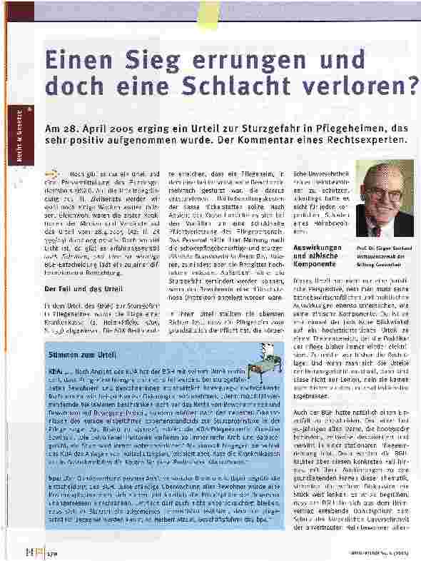 Vorschauseite 1: Einen Sieg errungen und doch eine Schlacht verloren?