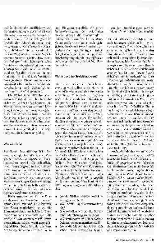 Vorschauseite 2: Den Sozialstaat zukunftsfest machen