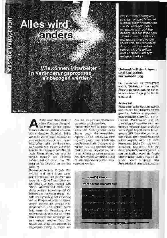 Vorschauseite 1: Alles wird anders