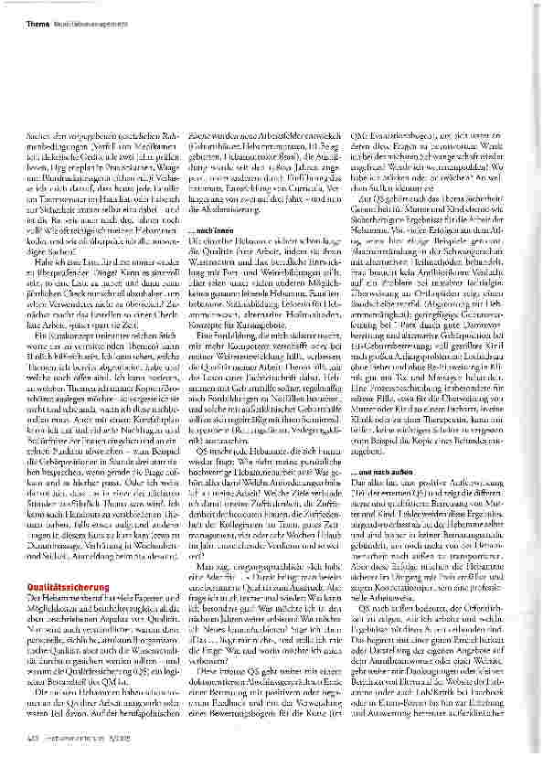 Vorschauseite 3: Qualitätsmanagement: theoretisch schwer, praktisch einfach