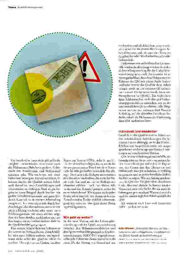 Vorschauseite 5: Qualitätsmanagement: theoretisch schwer, praktisch einfach