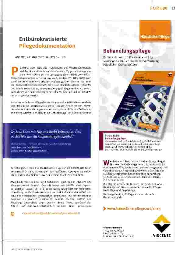 Vorschauseite 2: Neue Leistungen voll ausschöpfen